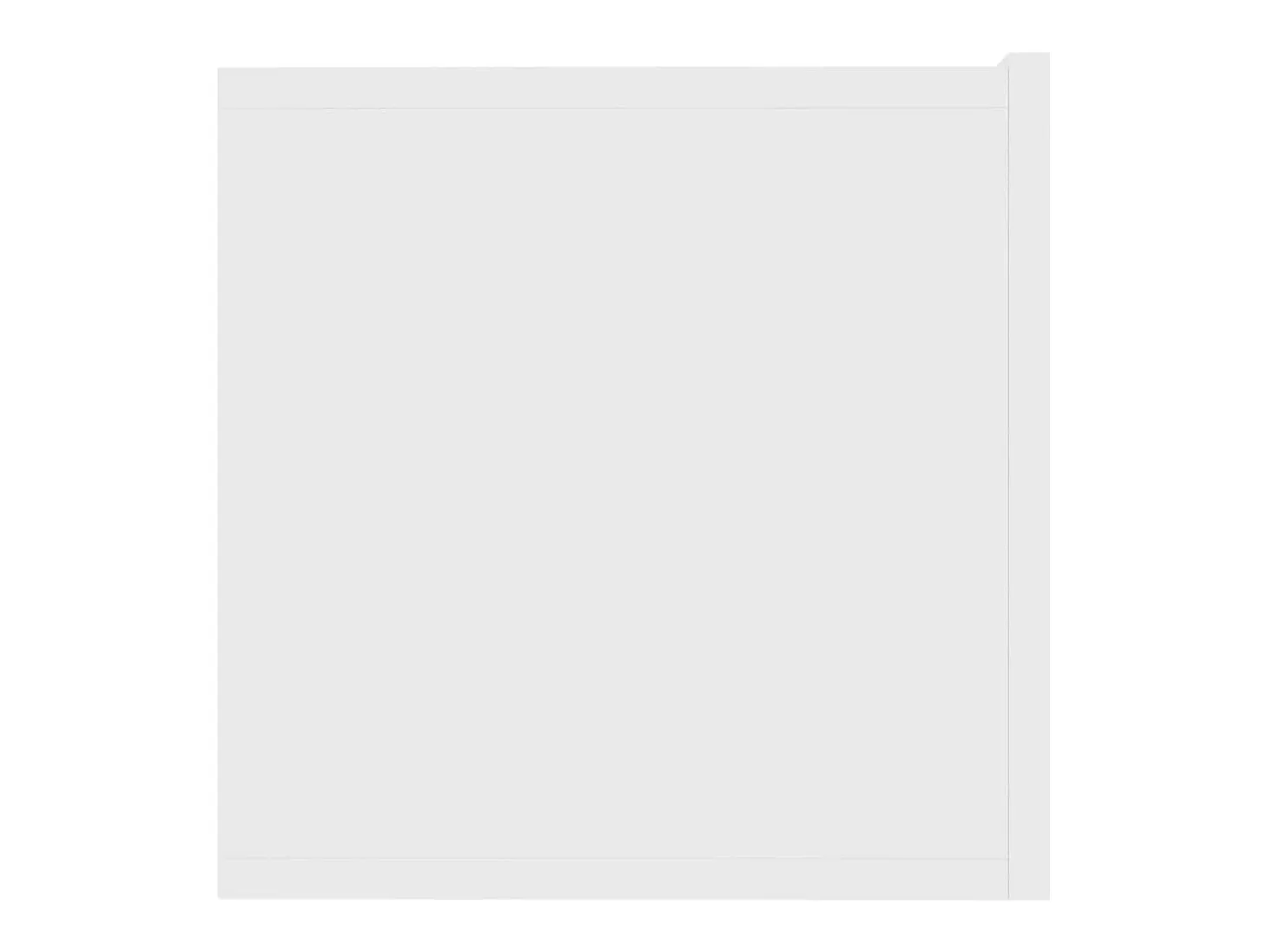 Mitchel Mueble para TV madera contrachapada blanco 80x30x30 cm