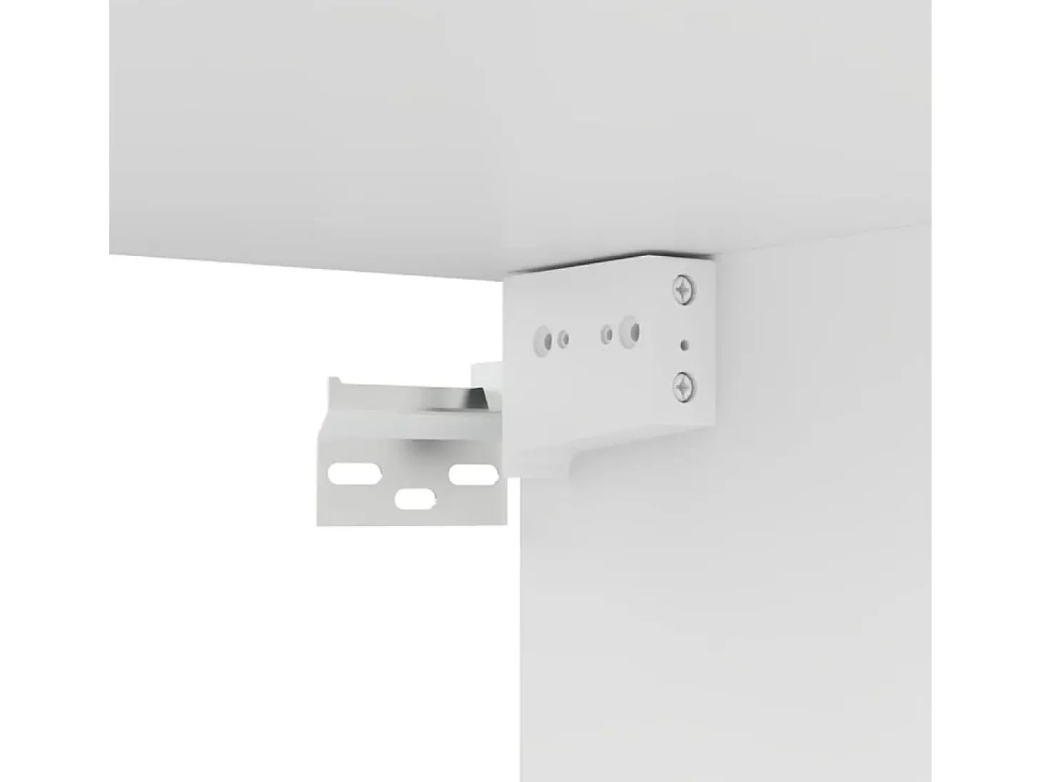 Mitchel Mueble para TV madera contrachapada blanco 80x30x30 cm