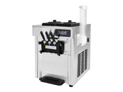 Máquina de Helado SucceBuy, Aparato de Helado Italiano 3 Sabores 18-28 L/h , para Cualquier Aventura de Acampada