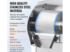 Máquina de Hielo Comercial SucceBuy en Copos de Nieve, 80 kg/24 H en Acero Inoxidable