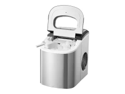 Máquina de Hielo de Sobremesa SucceBuy, 15 kg/24 h, 9 Cubitos en 6 min, Autolimpiante, Pala/Cesta, Bar/Oficina/Cocina/Hogar