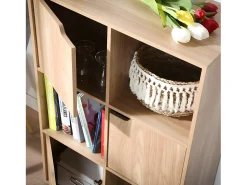 Mueble 6 estantes con 3 puertas