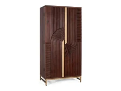 Mueble bar en madera de mango y metal 179 cm alto