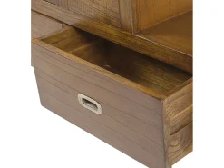 Mueble contenedor de escalera izquierdo de madera maciza de Mindy Sotchy 98 cm