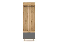 Mueble de entrada Nordic D roble evoke / tabilla / grafito 65 cm