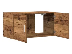 Mueble de pared madera vieja 80x39x40 cm madera de ingeniería