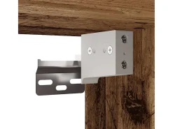 Mueble de pared madera vieja 80x39x40 cm madera de ingeniería
