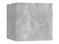 Mueble de salón de pared gris hormigón 30,5x30x30 cm ES52519