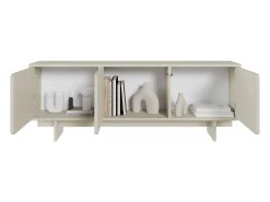 Mueble de televisión - 150 cm - gris - WUWU