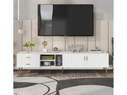 Mueble de televisión escandinavo contemporáneo de 180 cm para TV de 75
