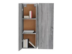 Mueble de TV 2 uds madera ingeniería gris Sonoma 30,5x30x90 cm