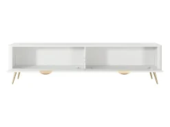 Mueble de TV: Blanco, 200 x 38 x 51,2 cm