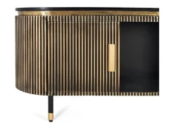 Mueble de tv bronce en madera de mango y bronce 150cm