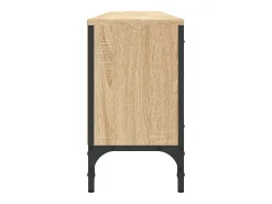 Mueble de TV cajón madera ingeniería roble Sonoma 200x25x44 cm