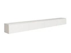 Mueble de TV colgante con 4 puertas abatibles – 300 cm – blanco – BEMMI