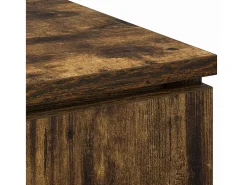 Mueble de TV con LED Roble ahumado 100 x 38 x 49 cm