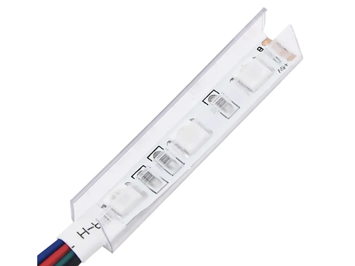 Mueble de TV con luces LED color roble ahumado 120x35x40 cm