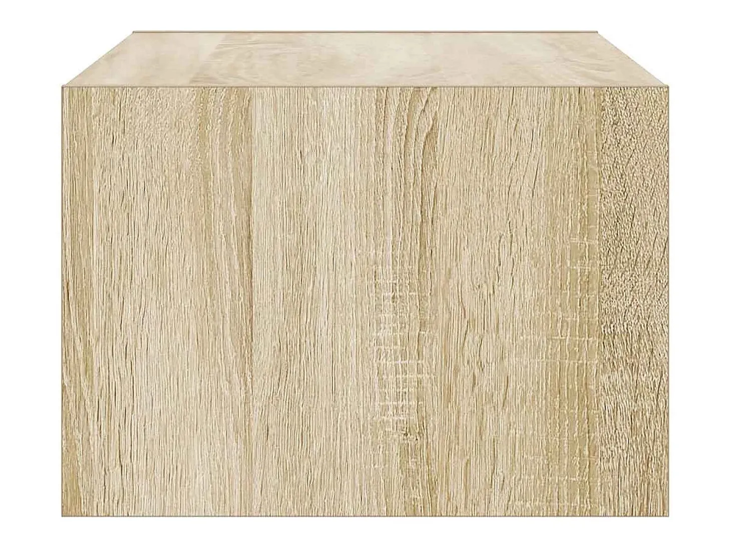 Mueble de TV con luces LED roble sonoma 75x35,5x25 cm