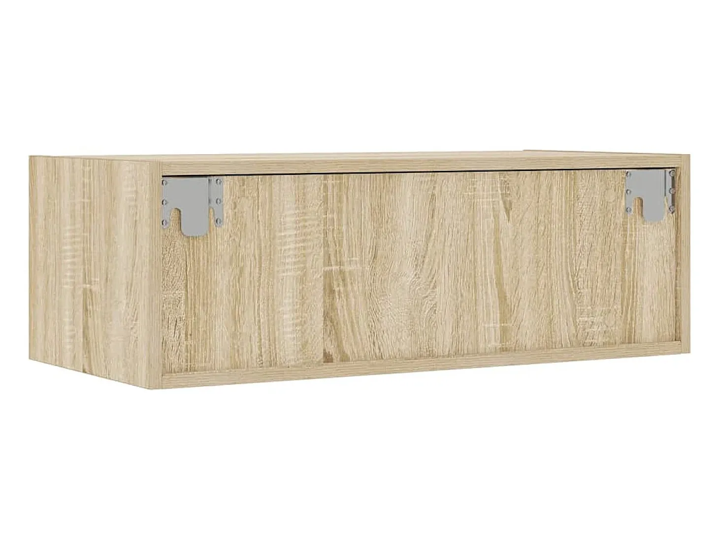 Mueble de TV con luces LED roble sonoma 75x35,5x25 cm