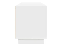 Mueble de TV con luces LED blanco 160,5x41x50 cm