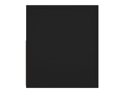 Mueble de TV con luces LED negro 120x35x40 cm