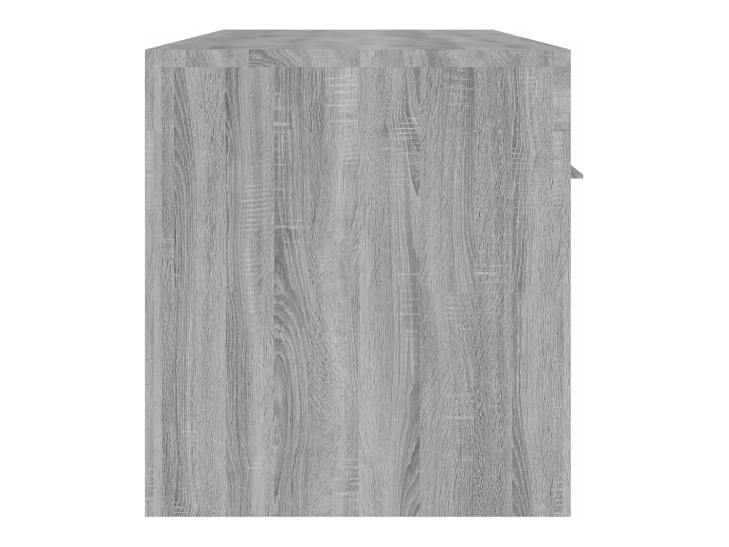 Mueble de TV con luces LED gris Sonoma 140x36,5x40 cm