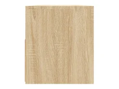 Mueble de TV con luces LED roble Sonoma 90x35x40 cm