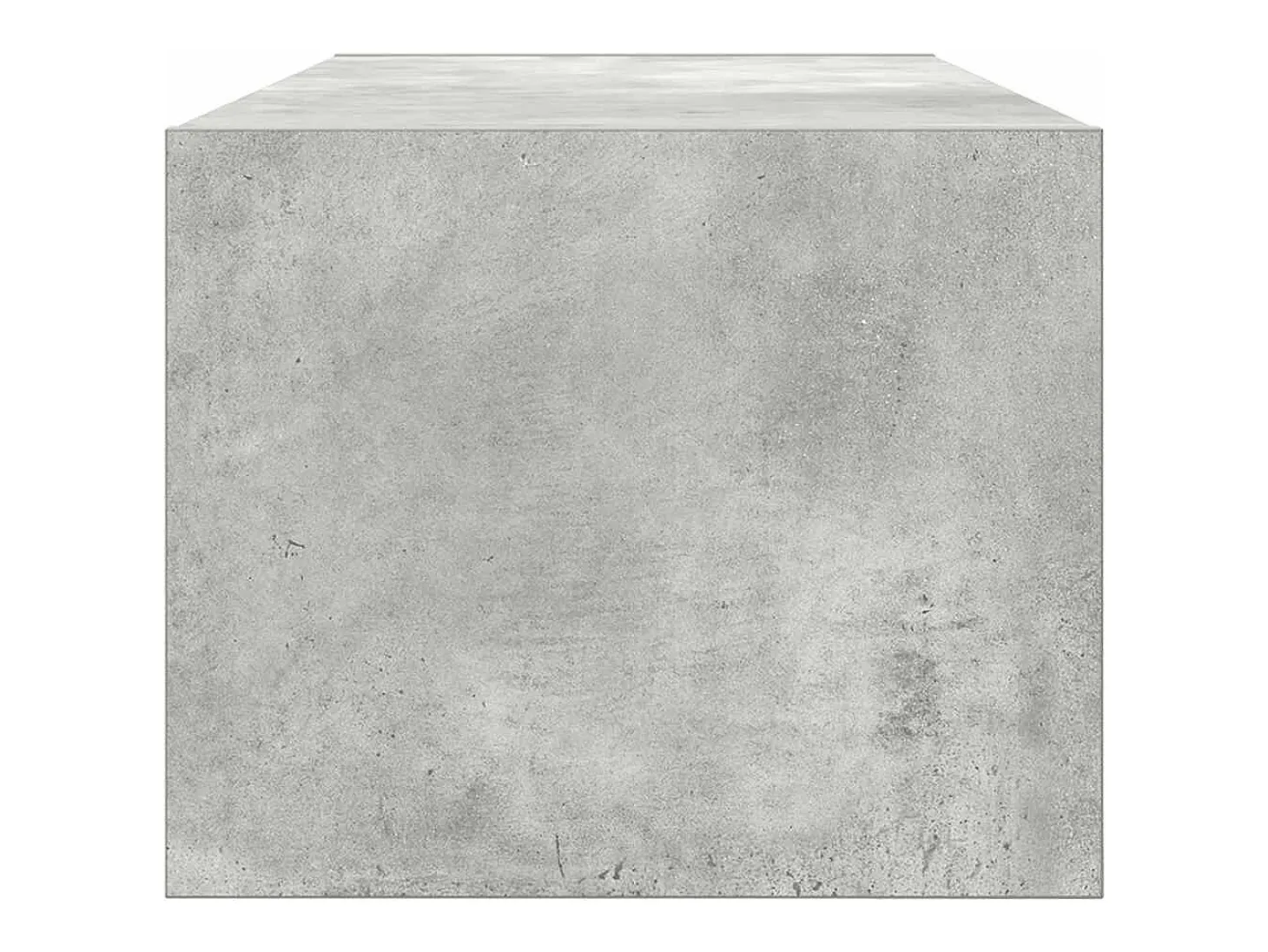 Mueble de TV de madera de ingeniería gris hormigón 80x31x25,5cm