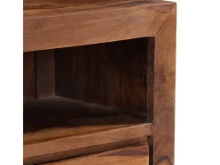 Mueble de TV de madera maciza de Sheesham 120x30x40 cm