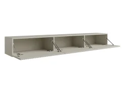 Mueble de TV flotante con 3 puertas - Beige - DANTAY de Pascal Morabito
