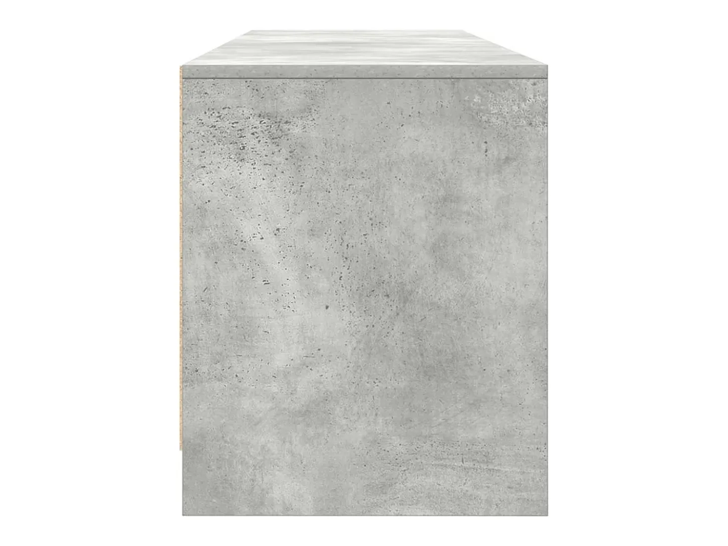 Mueble de TV gris hormigón 188,5x41x50 cm madera de ingeniería