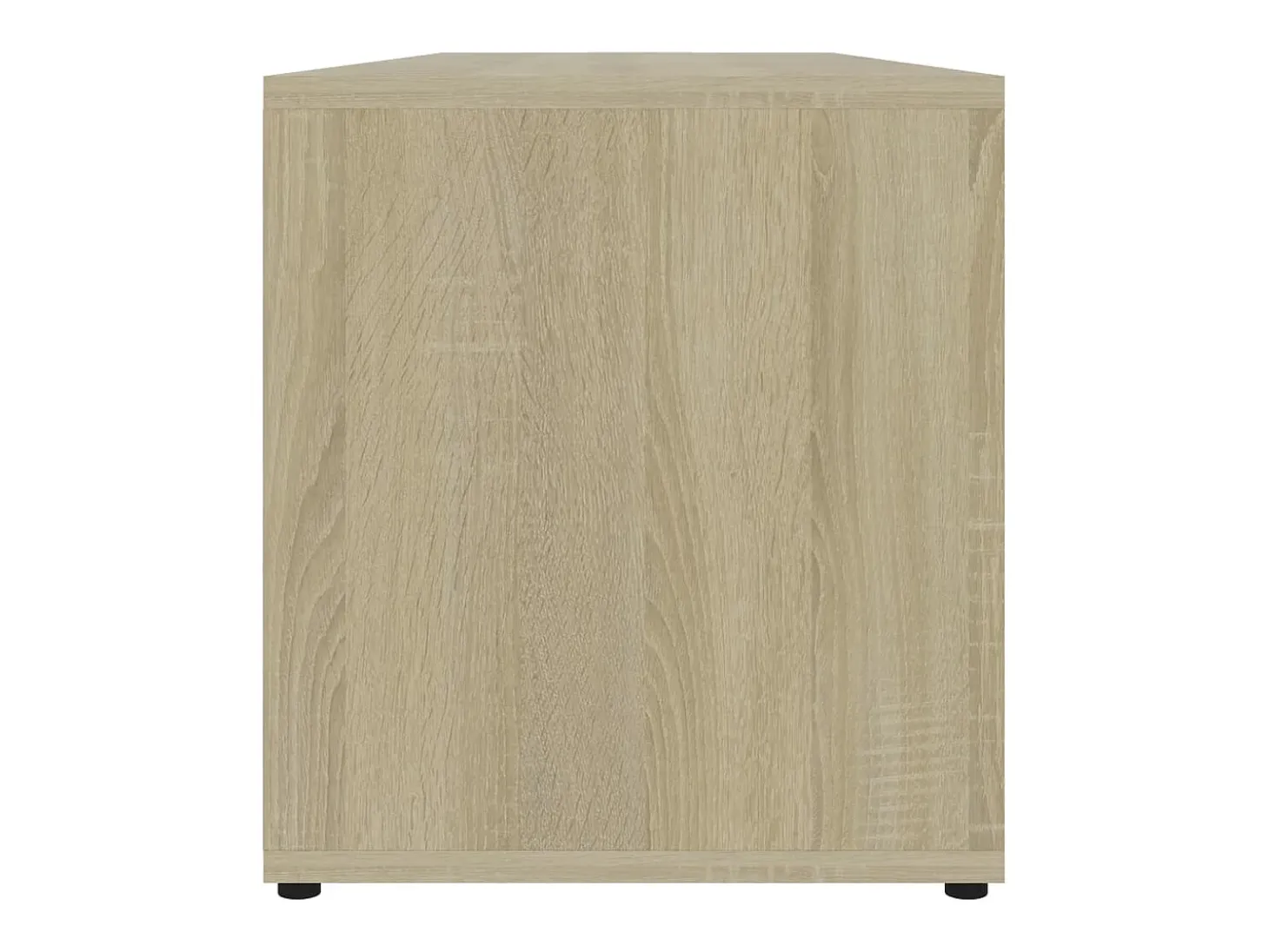 Mueble de TV madera contrachapada color roble 120x34x37 cm