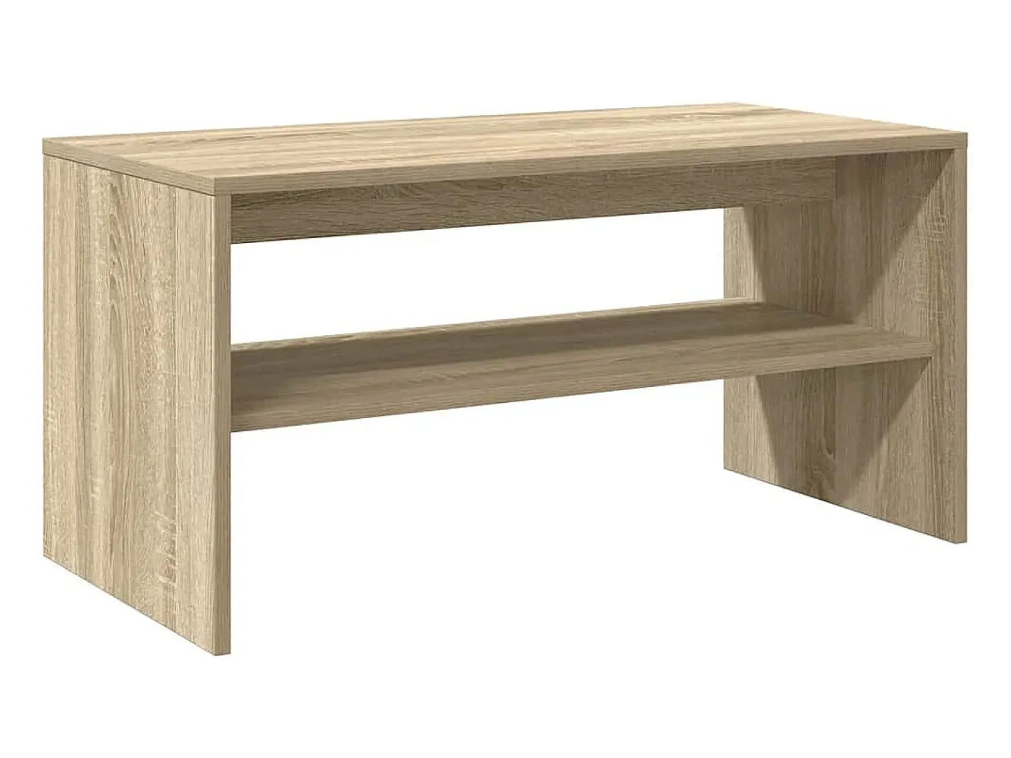 Mueble de TV madera contrachapada roble Sonoma 80x40x40cm