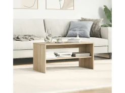 Mueble de TV madera contrachapada roble Sonoma 80x40x40cm