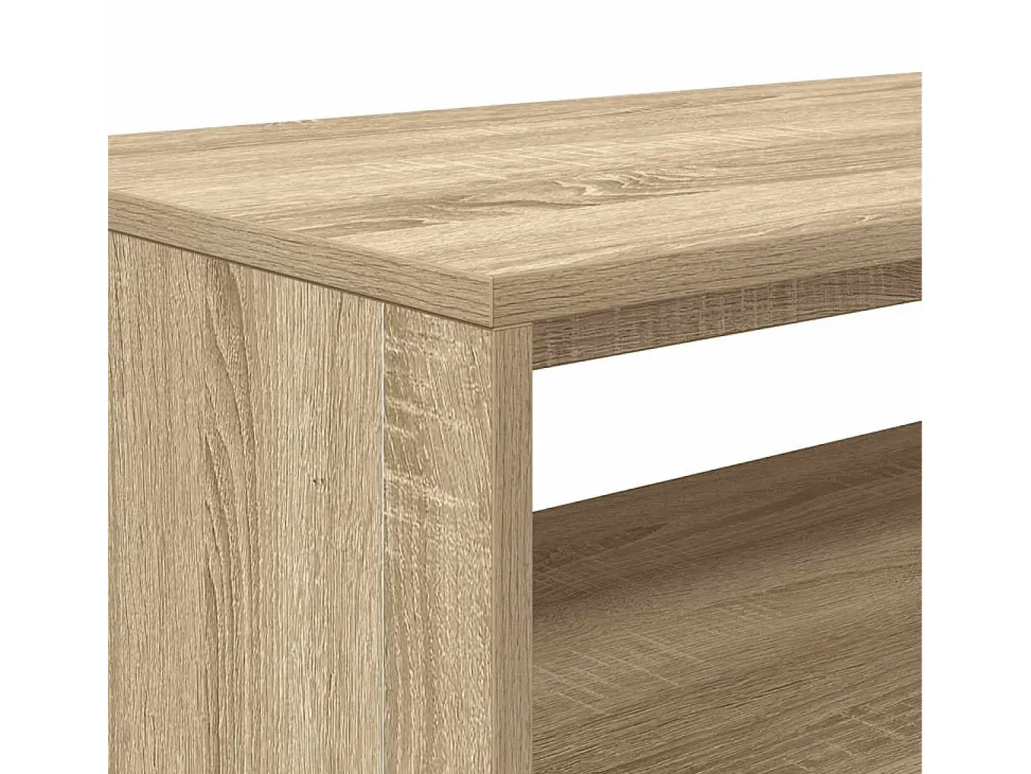 Mueble de TV madera contrachapada roble Sonoma 80x40x40cm