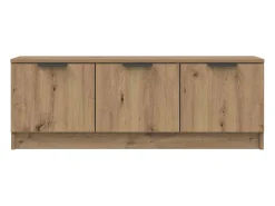 Mueble de TV madera contrachapada artisan roble 102x35x36,5 cm