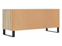Mueble de TV madera contrachapada roble Sonoma 100x34,5x44,5 cm