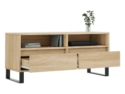 Mueble de TV madera contrachapada roble Sonoma 100x34,5x44,5 cm
