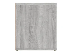 Mueble de TV madera contrachapada gris Sonoma 100x35x40 cm