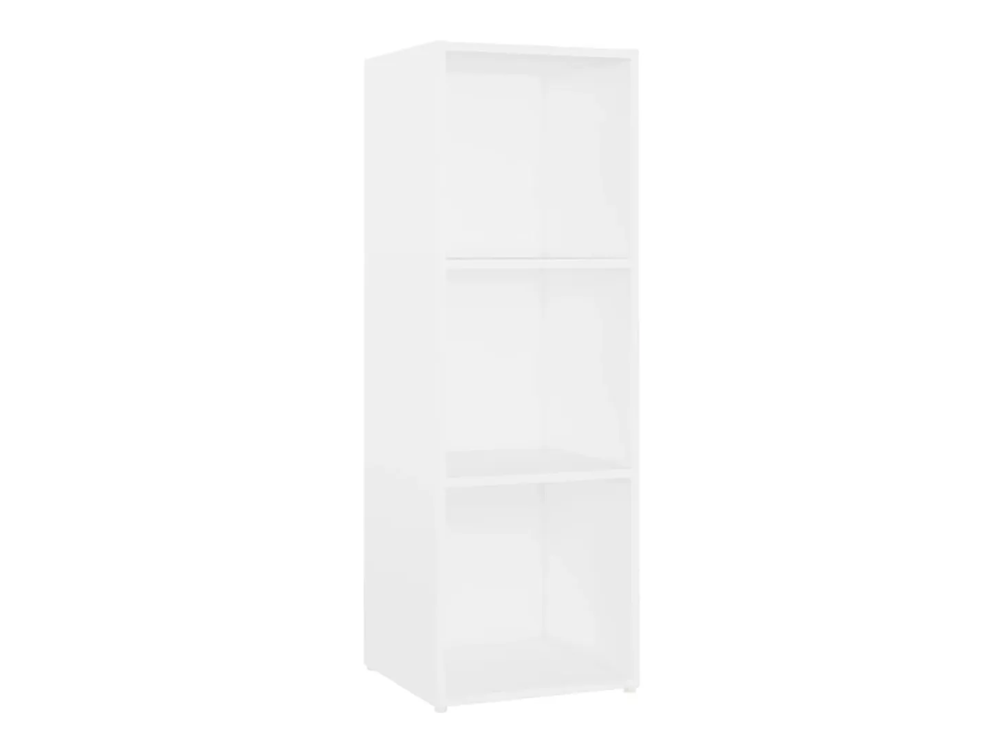 Mueble de TV madera contrachapada blanco 107x35x37 cm