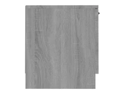 Mueble de TV madera contrachapada gris Sonoma 140x35x40 cm