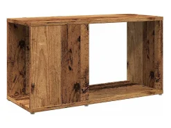 Mueble de TV madera de ingeniería envejecida 60x24x32 cm
