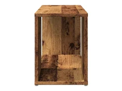 Mueble de TV madera de ingeniería envejecida 60x24x32 cm