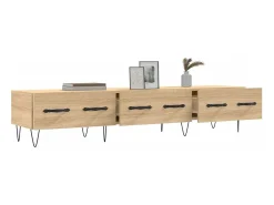 Mueble de TV madera de ingeniería roble Sonoma 150x36x30 cm