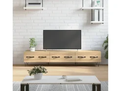 Mueble de TV madera de ingeniería roble Sonoma 150x36x30 cm