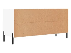 Mueble de TV madera de ingeniería blanco 102x36x50 cm