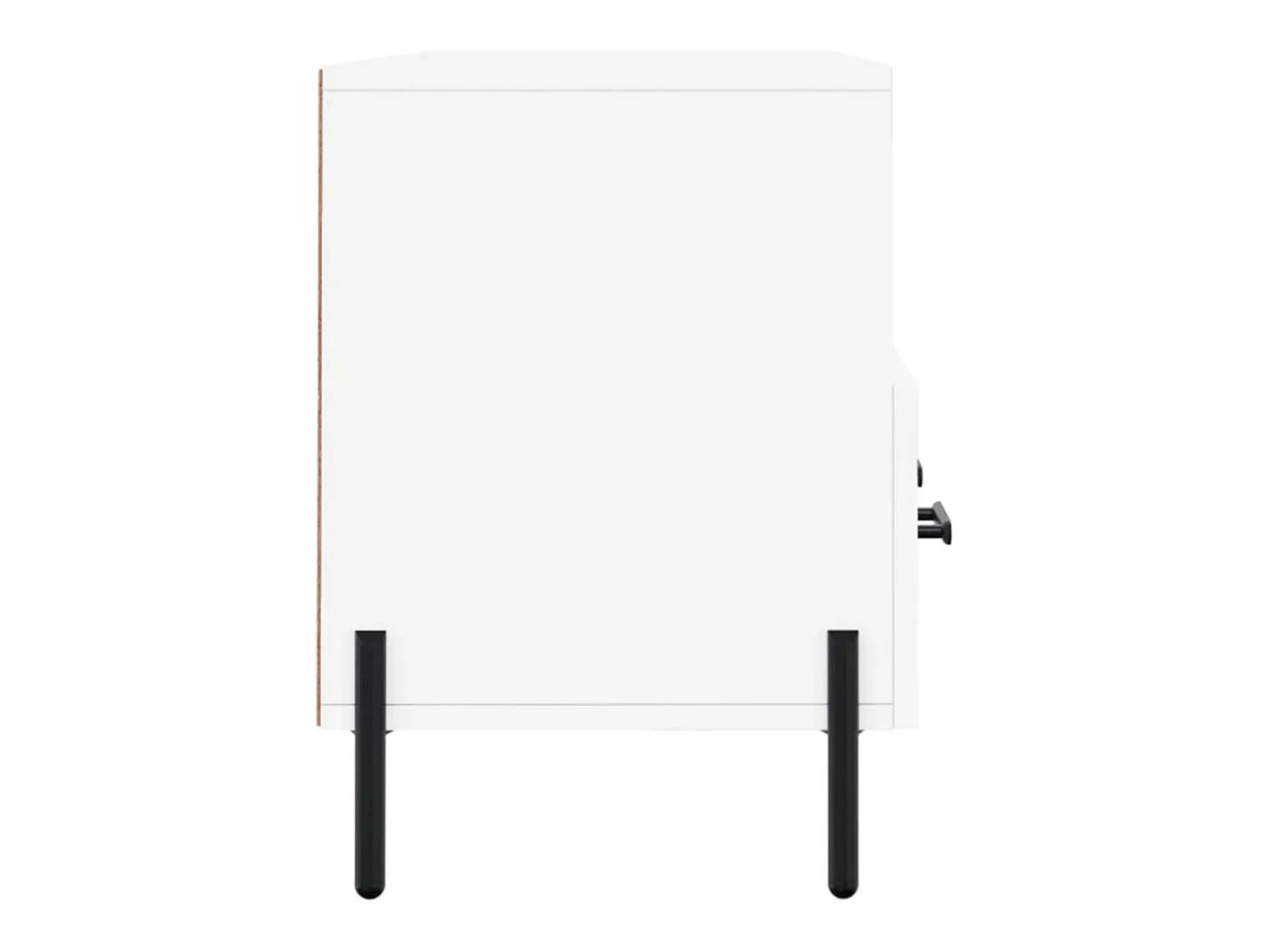 Mueble de TV madera de ingeniería blanco 102x36x50 cm