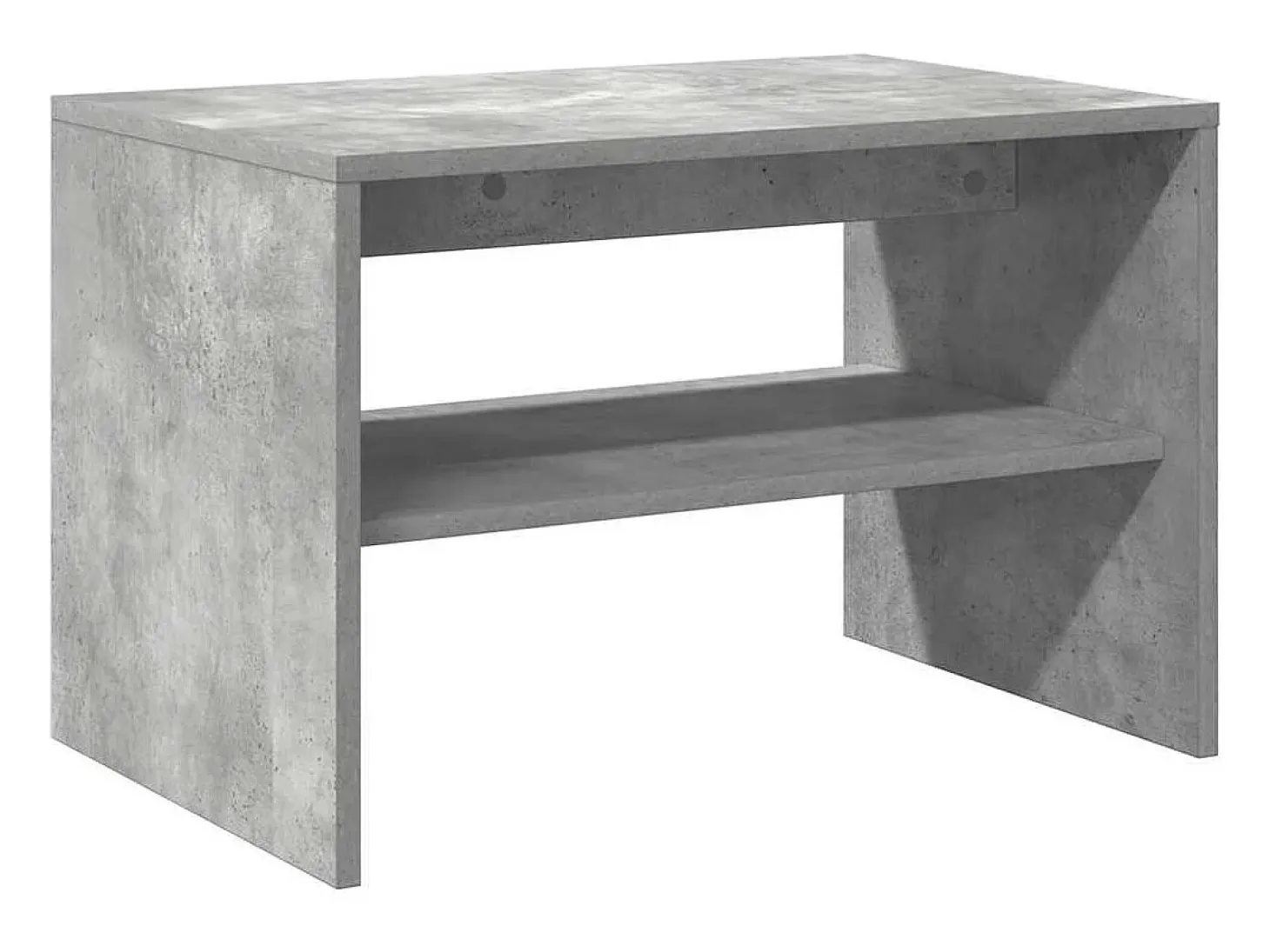 Mueble de TV madera de ingeniería gris hormigón 60x40x40 cm