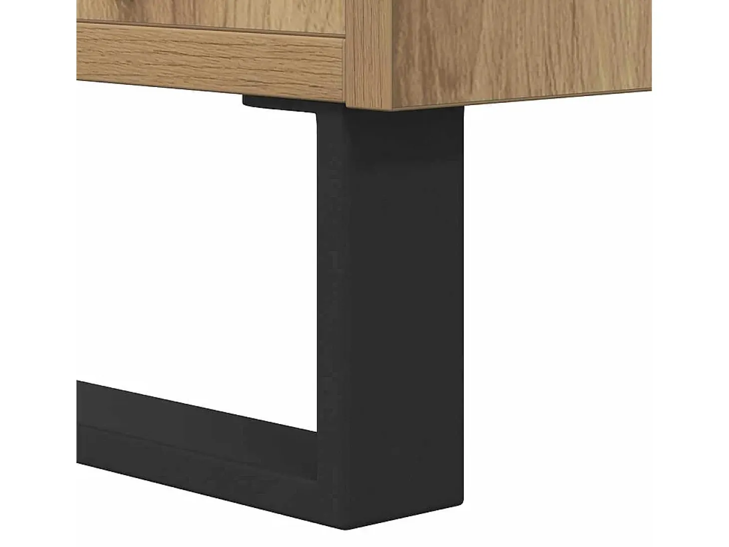 Mueble de TV madera de ingeniería roble artisan 150x30x44,5 cm