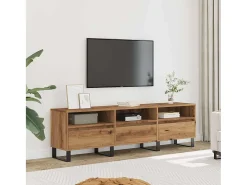 Mueble de TV madera de ingeniería roble artisan 150x30x44,5 cm